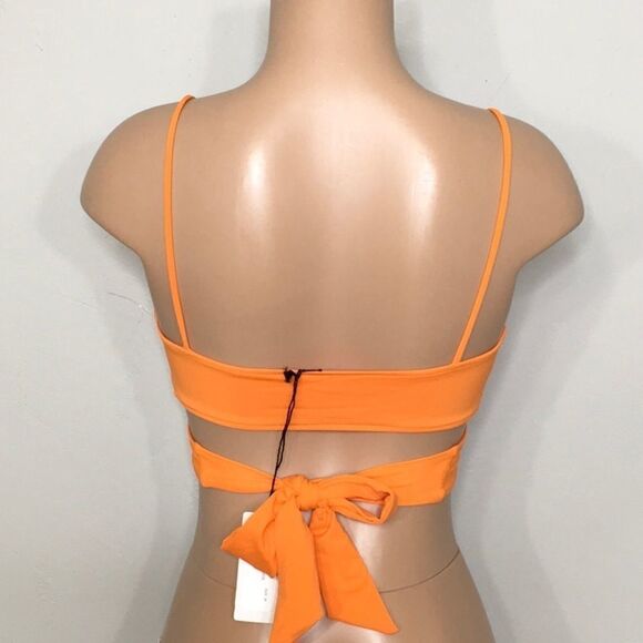 Rachel Pally orange bikini top. NWT - Picture 6 of 7